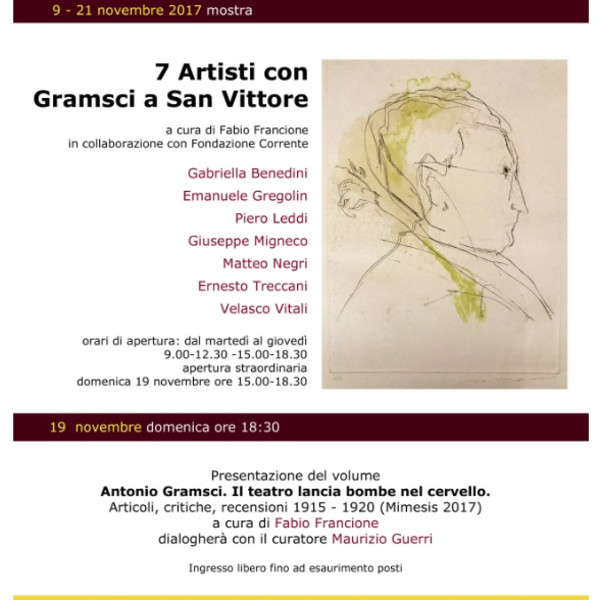 7 Artisti con Gramsci a San Vittore
