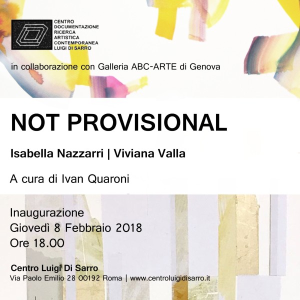 NOT PROVISIONAL | Isabella Nazzarri - Viviana Valla