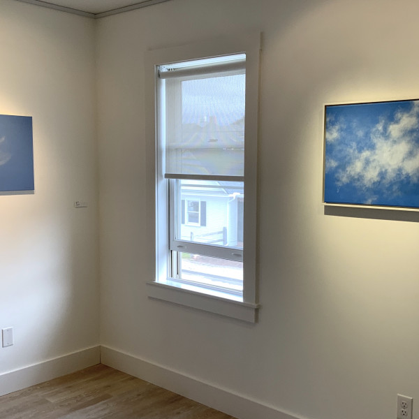 "still point: skyscapes by Berta Burr" on view at 571 Projects