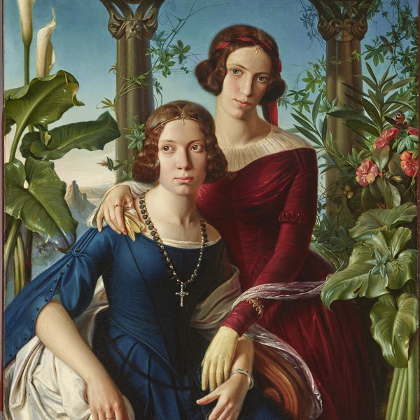 The Louvre Museum Acquires Johann Richard Seel’s Portrait of Betty Josefine Jacobine and Friderike Luisa Bloem