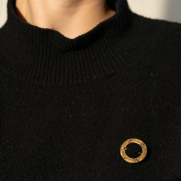 Medieval Ring Brooch
