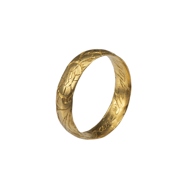 Posy Ring ‘Vertue Gaineth Glory’ , England, c. 1700