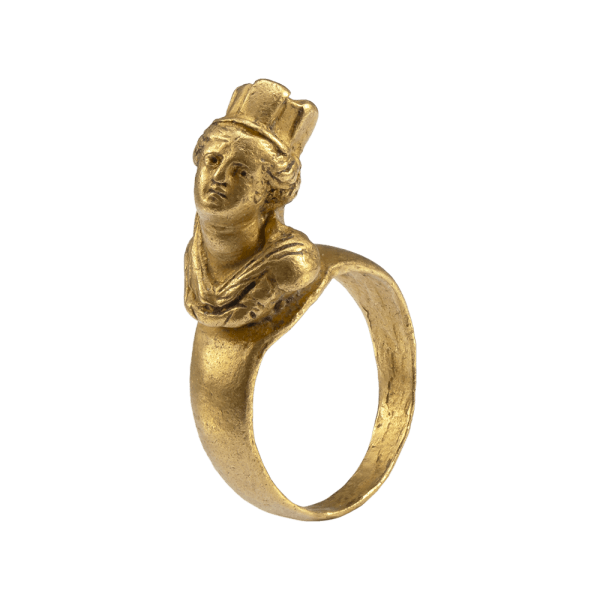 Ring with Bust of Tyche