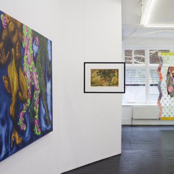 Material Girls and their Muses, 2024. Curated by Marcelle Joseph. Installation view. VITRINE Fitzrovia. Photographer: Jonathan Bassett.