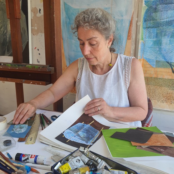 Kate Wilson in her South London studio