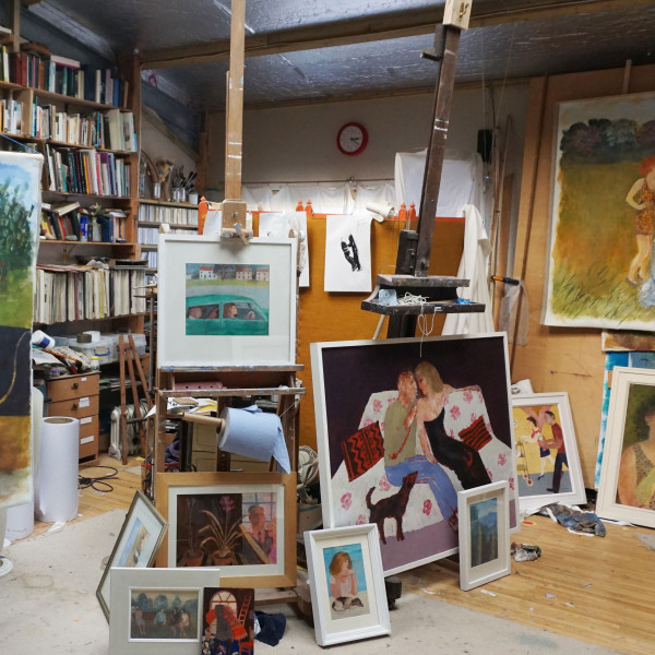 Richard Sorrell's studio in St Ives