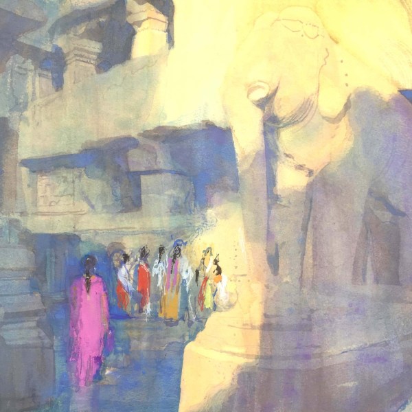 Girl in a Jain Temple