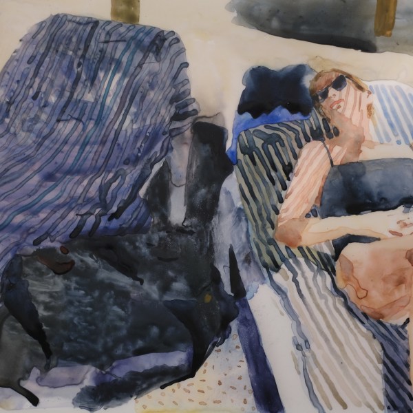 Mark Entwisle, Stripey Loungers | Artworks