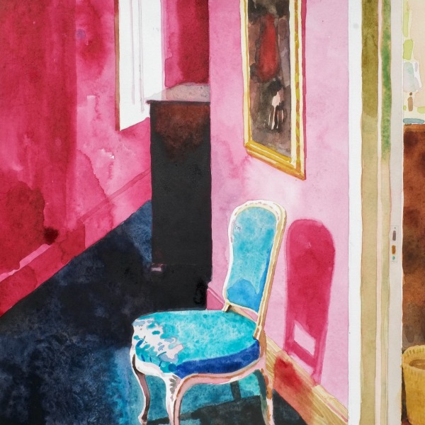 Mark Entwisle, Turquoise Chair | Artworks