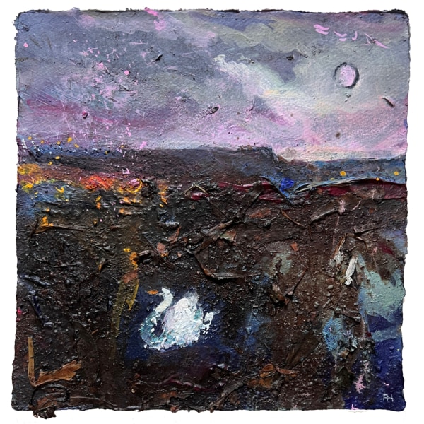 Frances Hatch, Wetland Nocturne. Lodmoor Nature Reserve, Dorset. | Small Works