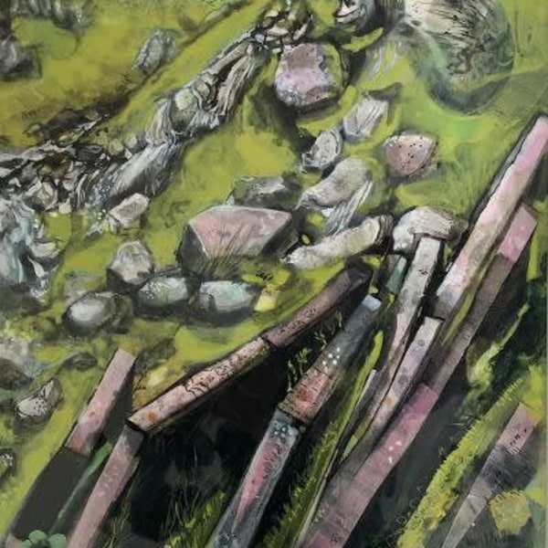 Waterfall near Pont ar Daf