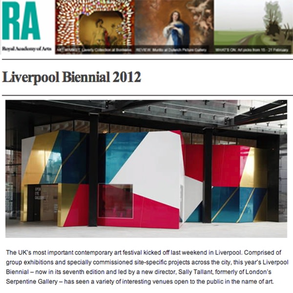 Liverpool Biennial 2012