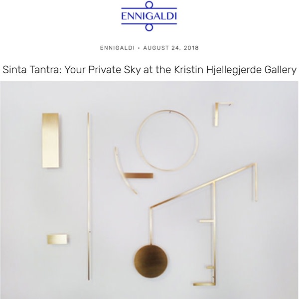 Sinta Tantra: Your Private Sky at Kristin Hjellegjerde Gallery
