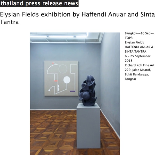 Elysian Fields exhibition by Haffendi Anuar and Sinta Tantra