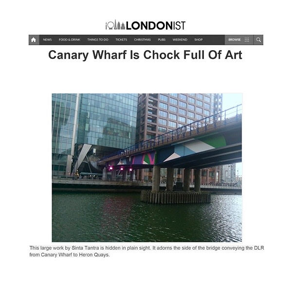 Canary Wharf is Chock Full of Art