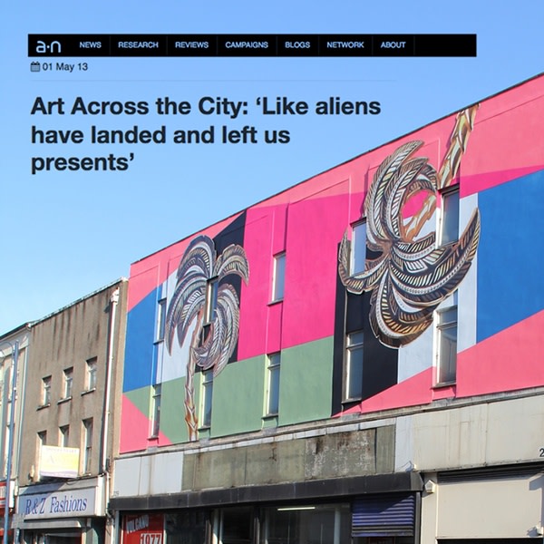 Art Across the City: 'like aliens have landed and left us presents'