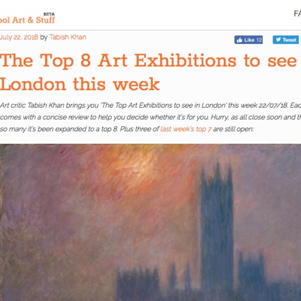 The Top 8 Art Exhibitions to see in London this week