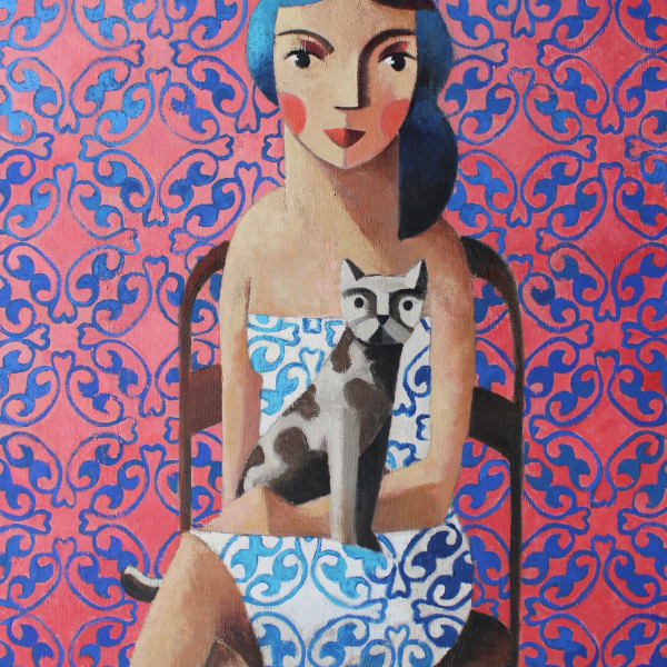 Didier Lourenço, Cat & Woman, 2020
