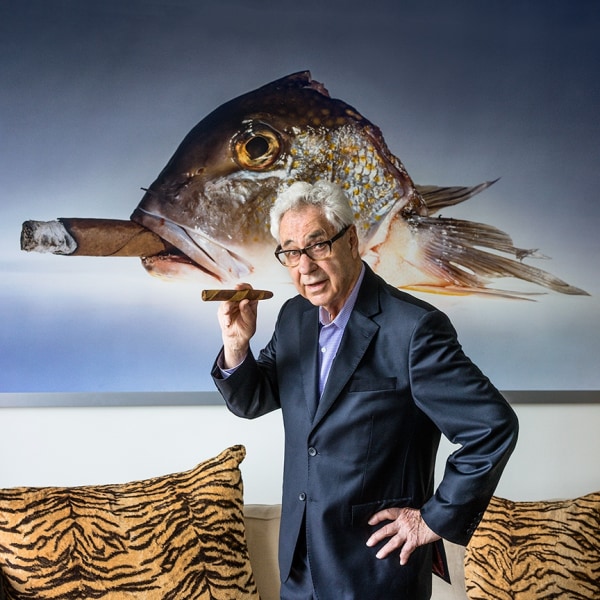 Elliott Erwitt - Cohiba with Smoking Fish, 2015