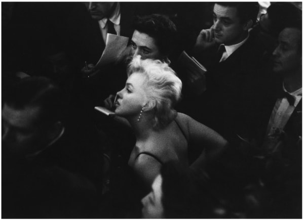 Marilyn Monroe in the Waldorf Astoria Ballroom in New York City, 1956