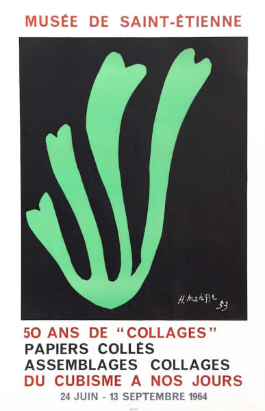 Henri Matisse, Lithographs and Vintage Posters, 50 Ans de "Collages", 1964