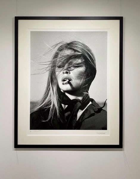 Brigitte Bardot - co-signed print , 1971