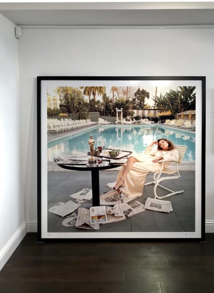 Faye Dunaway (72x72 in), 1977 (Screen Icons Exhibition)