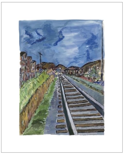 Train Tracks (blue), 2010