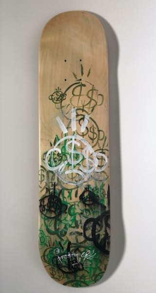 Preston Paperboy, Untitled II - skate deck, 2018