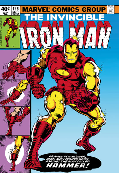 Stan Lee - Marvel, The Invincible Iron Man #126 - Iron Man Fights Back (canvas)