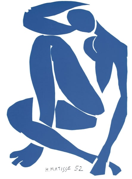 Henri Matisse, Lithographs and Vintage Posters, Nu Bleu III - The Last Works of Henri Matisse, 1954