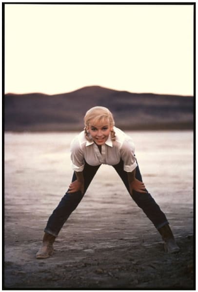 Marilyn Monroe on the set of ‘The Misfits’, Reno, Nevada, 1960