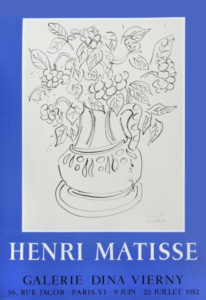 Henri Matisse, Lithographs and Vintage Posters, Galerie Dina Vierny, 1982