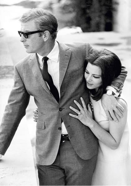 Michael Caine and Giovanna Ralli, 1968