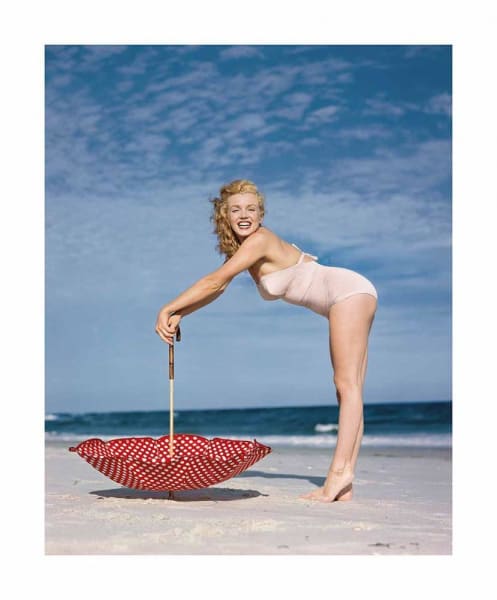.Sale, Edward Weston Collection - Polka Dot Umbrella, Tobay Beach, 1949