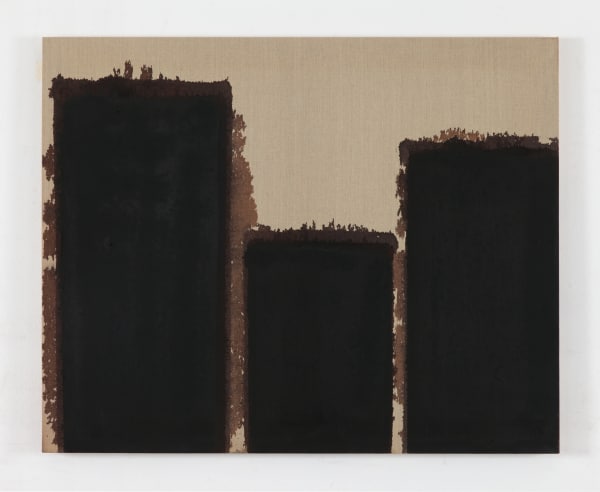 Artwork: Yun Hyong-Keun, Burnt Umber & Ultramarine Blue, 1992