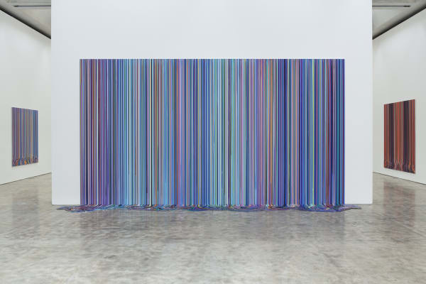 Poured Lines + Puddle Paintings 