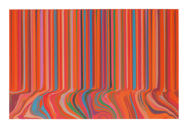 Colourcade Buzz Red and Orange Mirrored , 2017