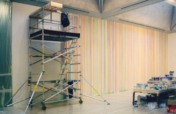 The making of Untitled Poured Lines (Tate Britain) , 2003