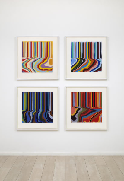 Colourplan series installation, Cristea Roberts Gallery, 2011
