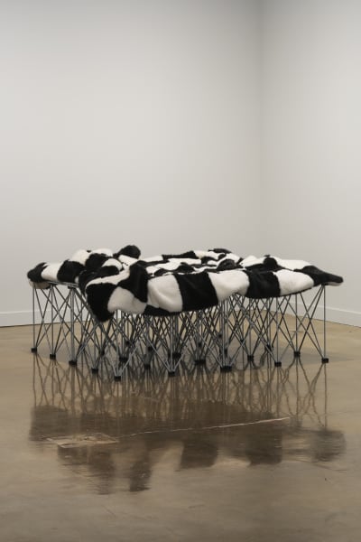 Artwork: Heimo Zobernig: Chess Painting, 2015 MIT List Visual Arts Center Cambridge, MA Photography: Peter Harris Studio For more information please visit the MIT List Visual Arts Center website