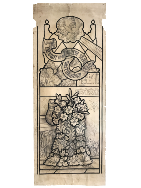 James Powell and Sons, St. Marys Church, Canons Ashby, Northants, 1917