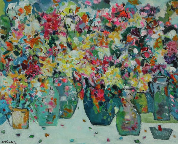 Linda Franklin, Flower Filled Vases