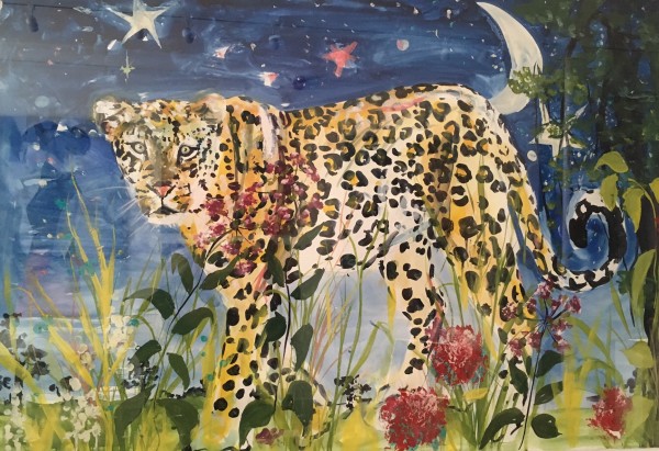 Millie McCallum, Leopard in Night Sky