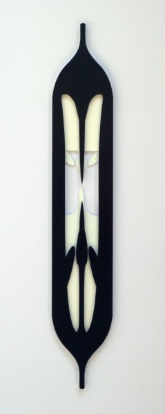 Amba Sayal-Bennett Hilum, 2024 Powder coated mild-steel 43 x 7 x 0.6 cm 17 x 2 3/4 x 1/4 in