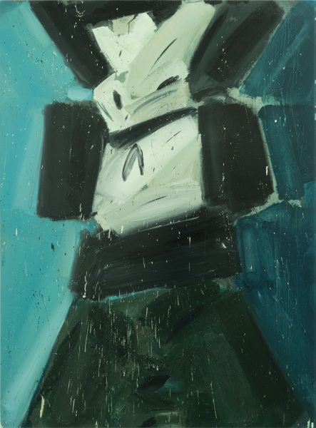 Amir Khojasteh Sad Fighter #8, 2020 Oil on canvas 190 x 140 cm 74 3/4 x 55 1/8 in