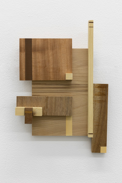 Sarah Almehairi Rebuild #15, 2021 Acrylic on wood 33.4 x 23 x 5.8 cm 13 1/8 x 9 1/8 x 2 1/4 in