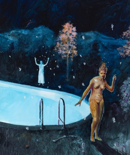 Philip Mueller BFSB bd Philis 13/08/24 at Lamisch, 2024 Oil on canvas 60 x 50 cm 23 1/2 x 19 3/4 in