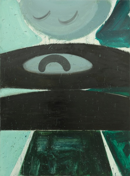 Amir Khojasteh Sad Fighter #9, 2020 Oil on canvas 190 x 140 cm 74 3/4 x 55 1/8 in