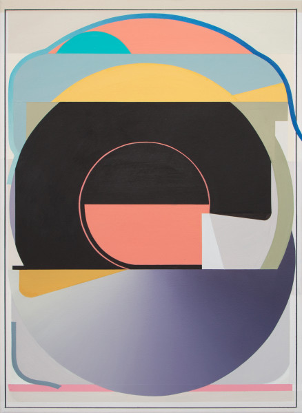 Bernhard Buhmann Full Circle, 2021 Oil and acrylic on canvas 57 x 41 cm 22 1/2 x 16 1/4 inches